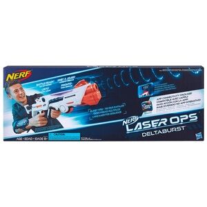NERF-Laser Ops Deltaburst Blaster Electronic Laser Game with Blaster & Armband